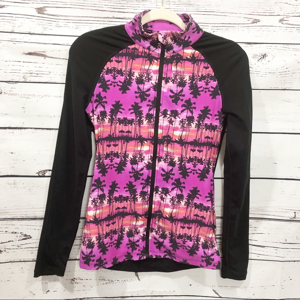 Lorna Jane Maxum Full Zip Jacket: Paradise Palm - Picture 2 of 8